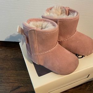 Ugg infant Jessse Bow pink boots